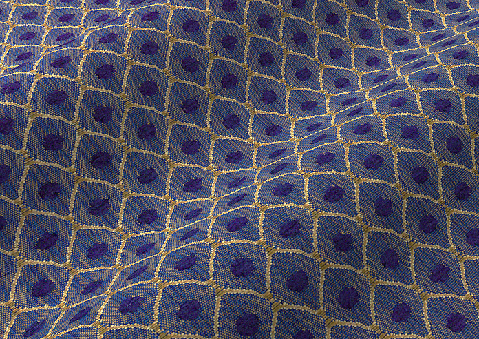 Sicily, Blue - Roman Blind - Image 4